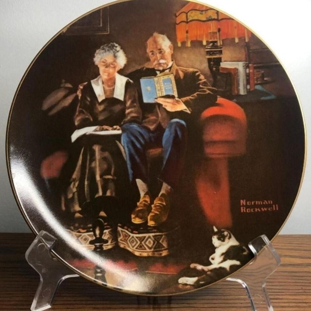 Vintage-american Black and Red Dinnerware